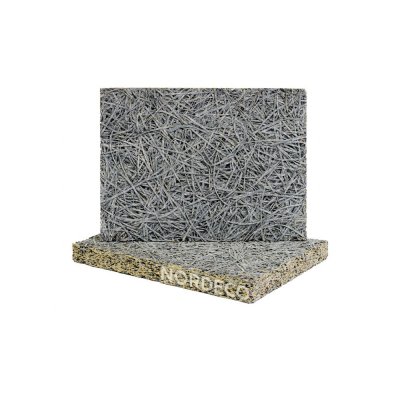 Фибролитовая плита повышенной плотности на сером цементе 2400х600х18 мм пл 570 