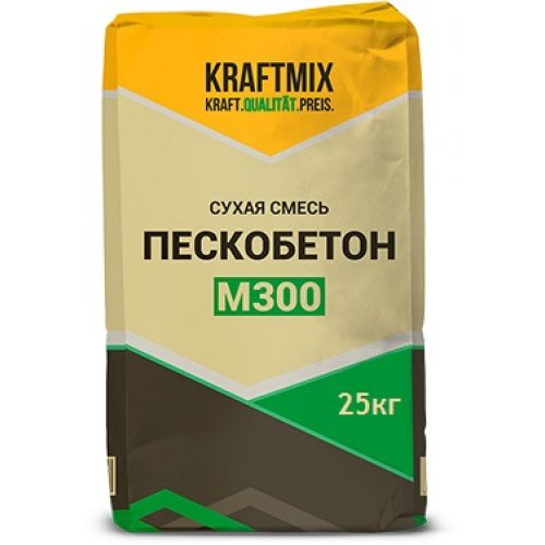 Пескобетон М-300 KRAFTMIX (25кг)