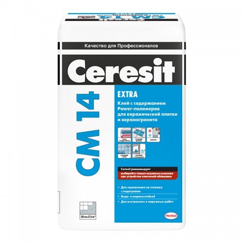 Клей для плитки Ceresit CM 14 (25 кг)