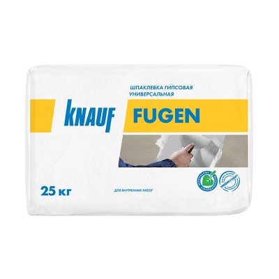 Шпатлевка гипсовая универсальная серая КНАУФ Fugen (Фуген) 25 кг