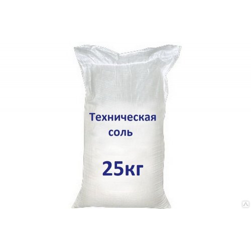 Реагент противогололедный Соль техническая белая 25 кг