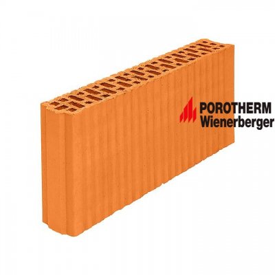 Керамический поризованный блок для перегородок Porotherm 8 Wienerberger