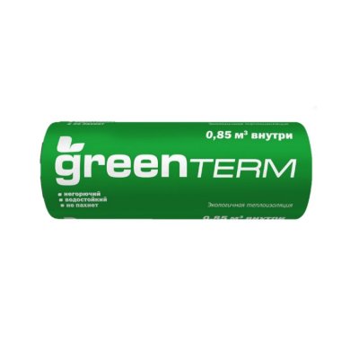 Утеплитель Гринтерм (GreenTerm) рулон 50х1220х6970 мм (2шт, 17м2, 0,85м3)