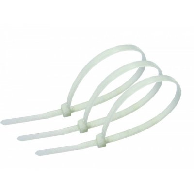 Хомут-стяжка для кабеля 3,6х300мм нейлон белый (уп. 100 шт)