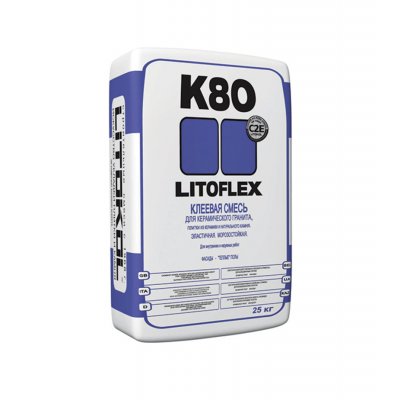 Клеевая смесь LitoFlex K-80 (25кг)