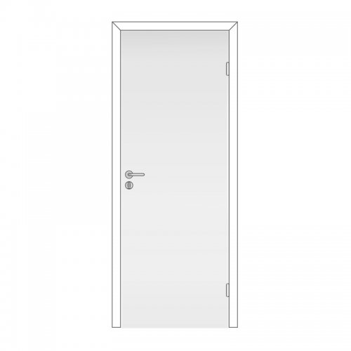 Полотно дверное Olovi, глухое, белое, б/п, с/ф (900х2000 мм)