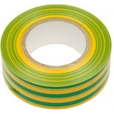 Изолента ПВХ 19 мм желто-зеленая (20 м)