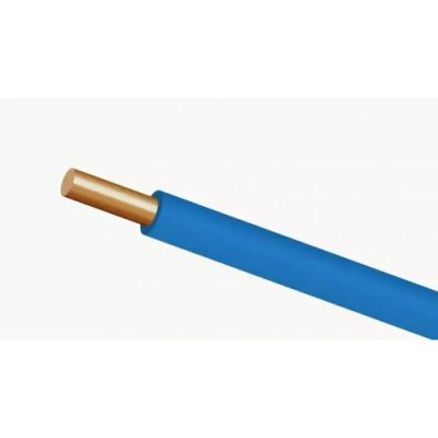Провод силовой ПуВ 1х1.5ок синий ТРТС однопроволочный