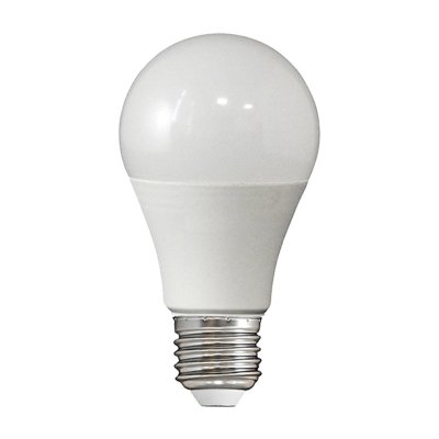 Лампа светодиодная LED E27, груша, 7-7,5Вт, 230В, тепл. белый свет